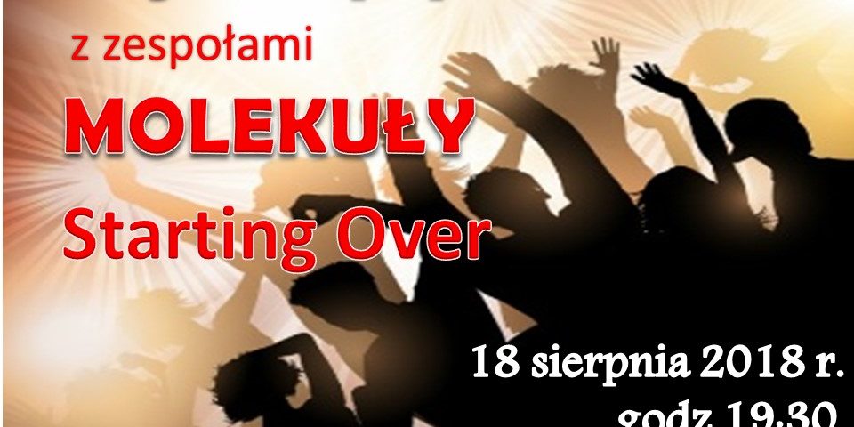 18 sierpnia na wąbrzeskim rynku zagrają „Molekuły” oraz „Starting over”. Koncert rozpocznie się o godz. 19.30
