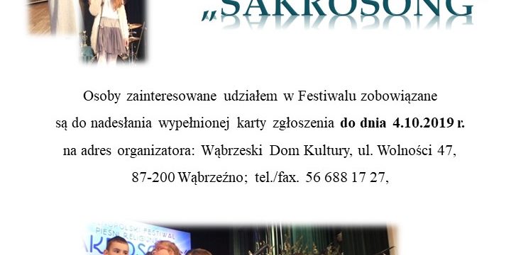 Wąbrzeźno. Sakrosong 2019