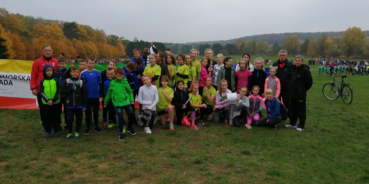 Wąbrzeźno.Reprezentacje SP 3 na Finale Wojewódzkim w Sztafetowych Biegach Przełajowych w Bydgoszczy-16.10.2019r.
