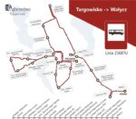 Trasa linii Targowisko - Wałycz