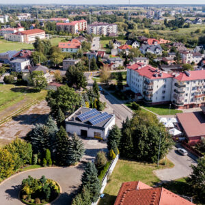 Wąbrzeźno z drona. Marcin Zduniak. Ulica Generała Hallera przed remontem 10