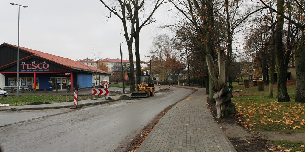Wąbrzeźno. Przebudowa ul. Legionistów – 17 listopada 2020 r. 2