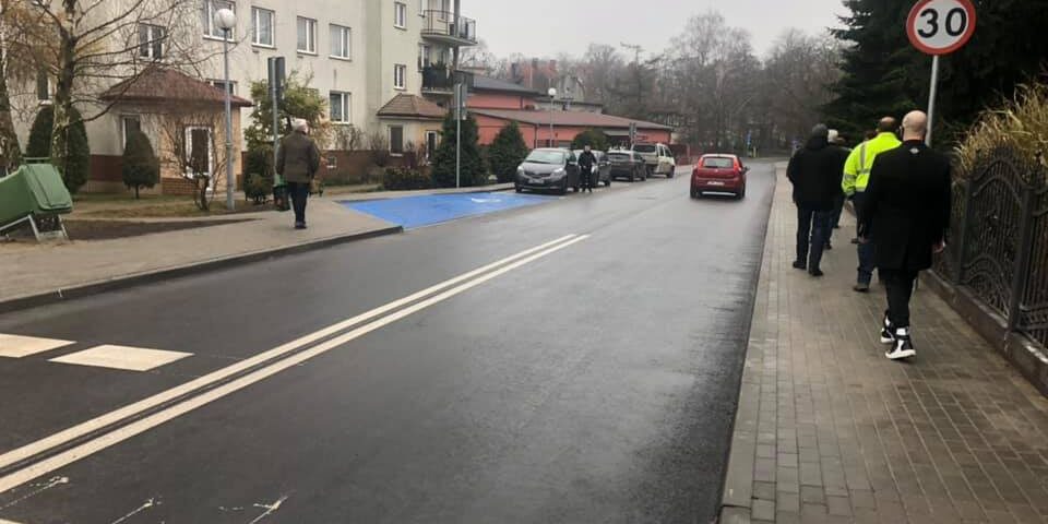 Wąbrzeźno. Ulica Legionistów po remoncie oddana do użytku. 15 grudnia 2020 r (2)