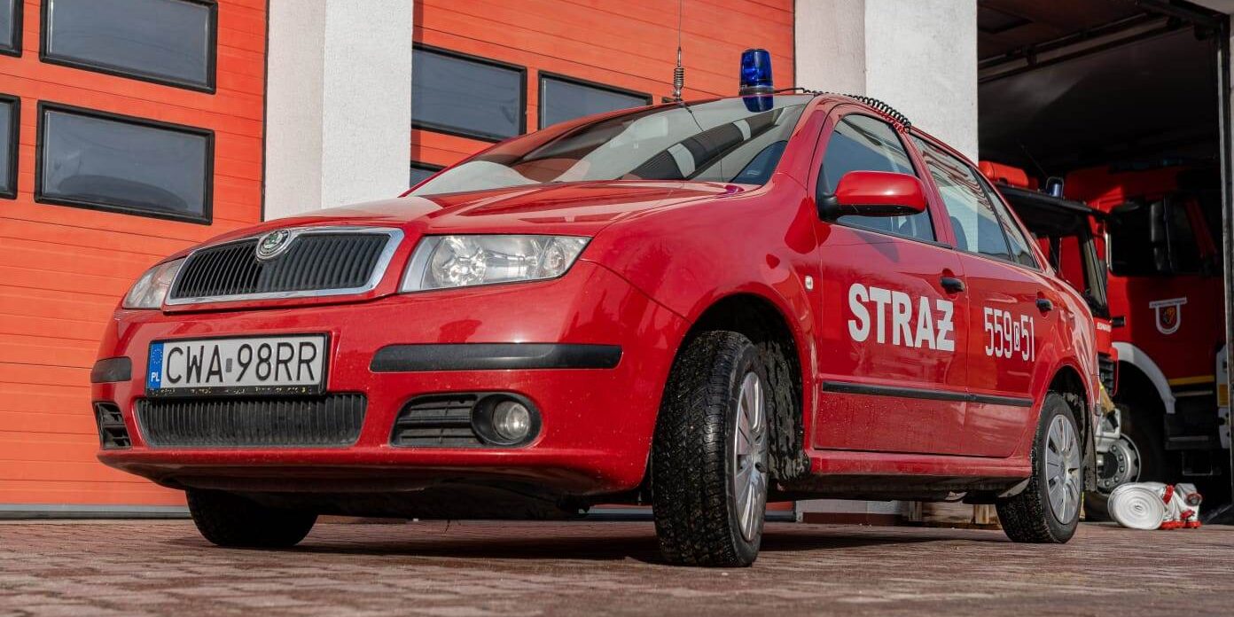 Zdjęcie samochodu straży