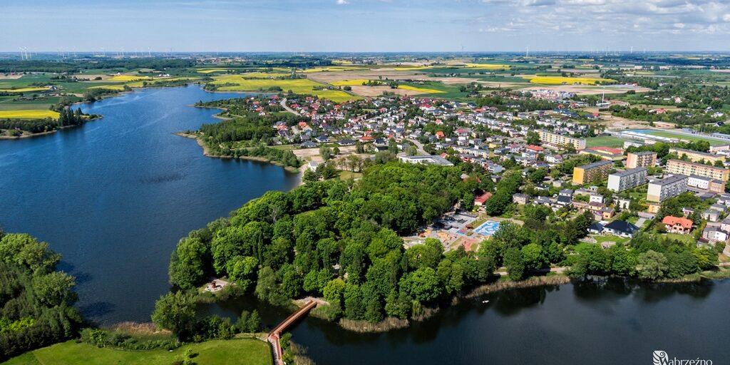 Zdjęcie Wąbrzeźna z lotu ptaka