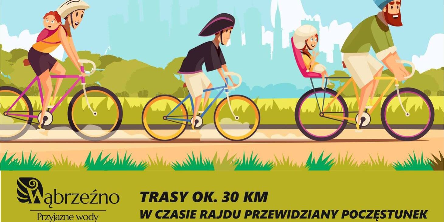 Plakat rajdów rowerowych