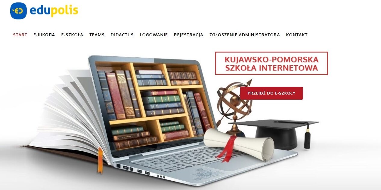 Kujawsko-Pomorska Szkoła Internetowa Baner Kujawsko Pomorskiej Szkoły Internetowej
