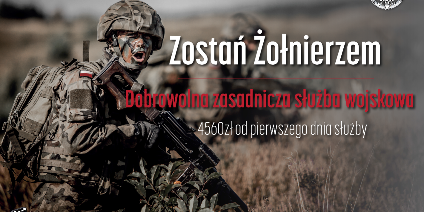 plakat dobrowolna służba wojskowa