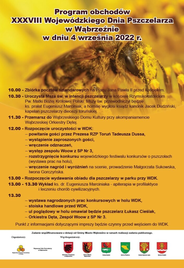 Wojewódzki Dzień Pszczelarza w Wąbrzeźnie - 2022