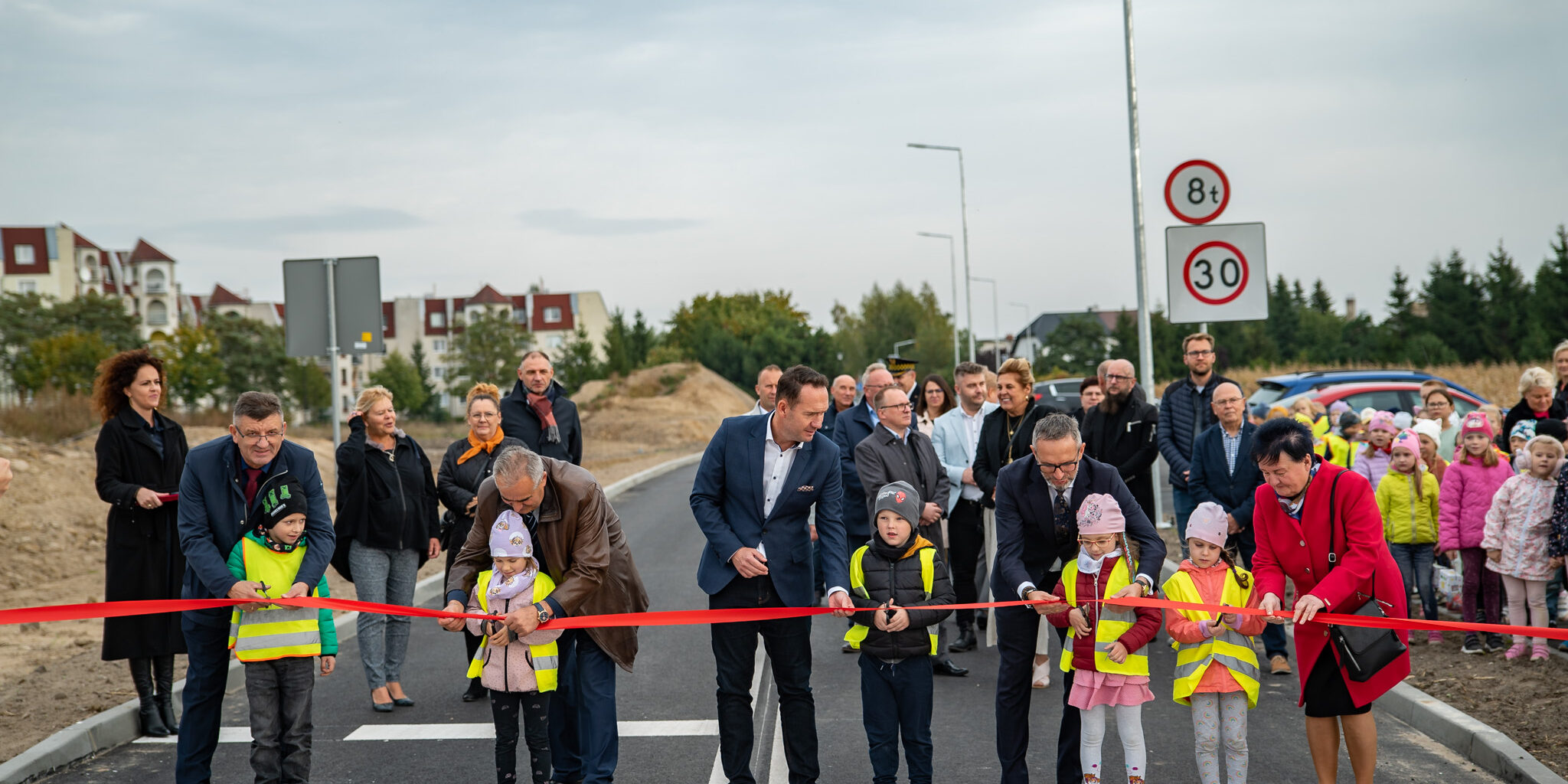Wąbrzeźno – uroczyste zakończenie inwestycji Budowa Okrężnej i Akacjowej w Wąbrzeźnie – 11.10.2023r. (42)