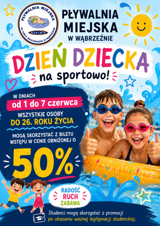 Pływalnia Miejska Oferta Dzień Dziecka