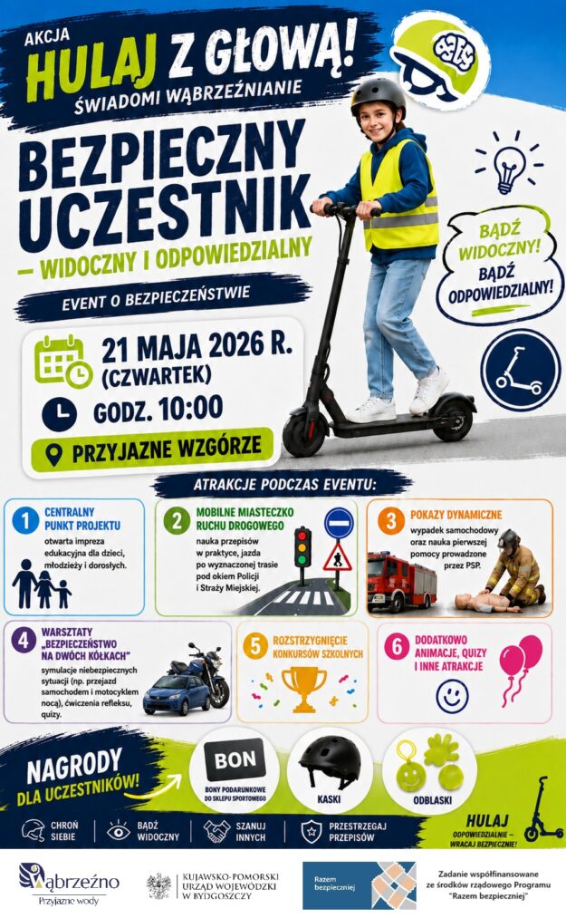 plakat hulaj z głową