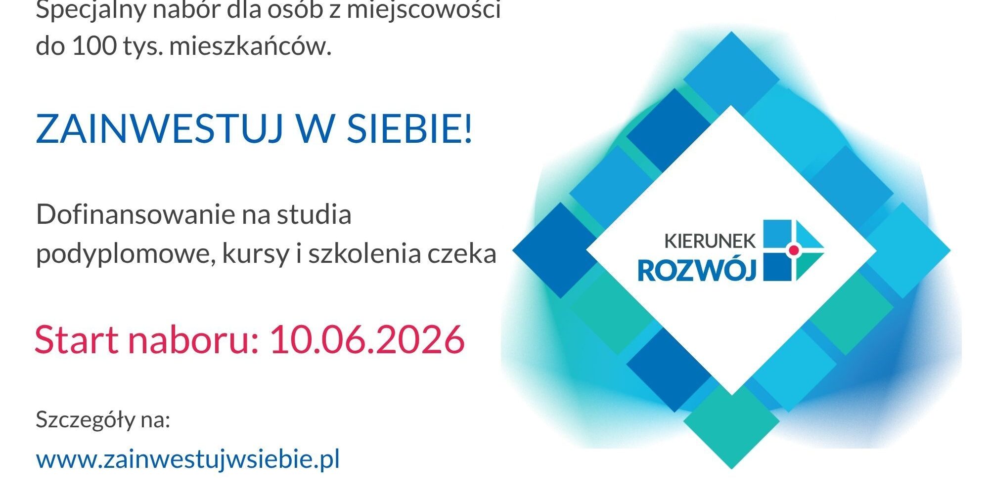 Grafika strony www Kierunek Rozwój